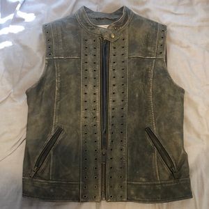 Banana Republic Leather Vest